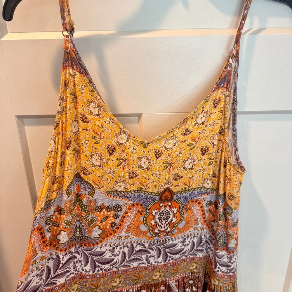 Cupshe Sundress, M, Euc, Multi Color Print - image 3